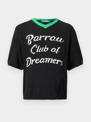 T-shirt z nadrukiem Barrow czarny