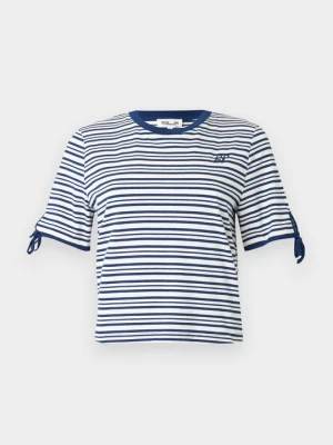 T-shirt z nadrukiem BAUM UND PFERDGARTEN granatowy