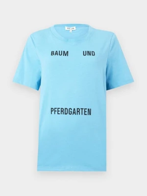 T-shirt z nadrukiem BAUM UND PFERDGARTEN jasnoniebieski