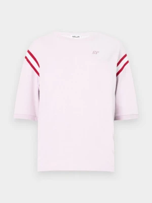T-shirt z nadrukiem BAUM UND PFERDGARTEN jasnoróżowy