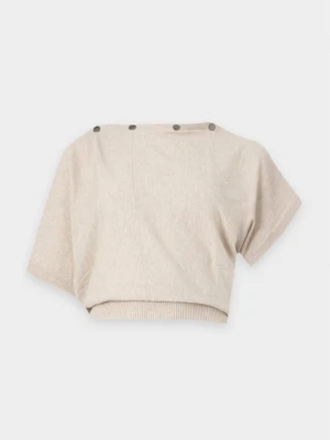 T-shirt z nadrukiem BDG Urban Outfitters beżowy
