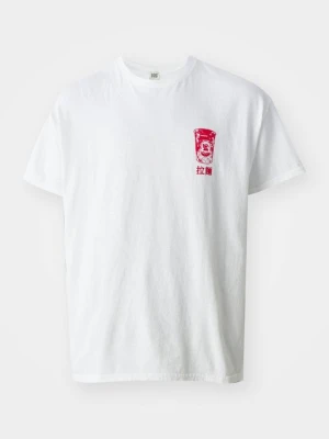 T-shirt z nadrukiem BDG Urban Outfitters biały