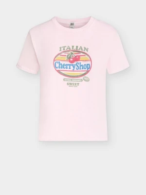 T-shirt z nadrukiem BDG Urban Outfitters różowy