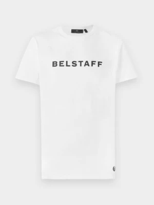 T-shirt z nadrukiem Belstaff biały