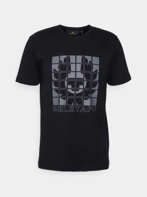 T-shirt z nadrukiem Belstaff czarny