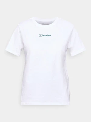 T-shirt z nadrukiem Berghaus biały