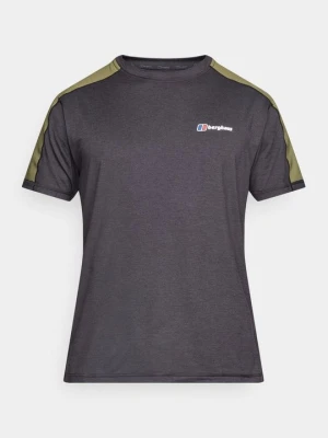 T-shirt z nadrukiem Berghaus czarny