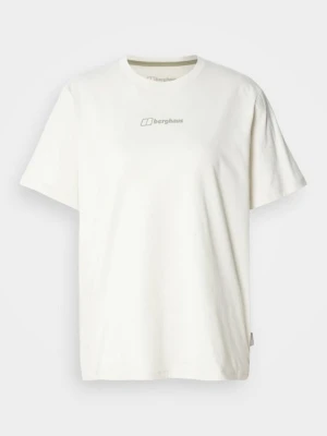 T-shirt z nadrukiem Berghaus mleczny