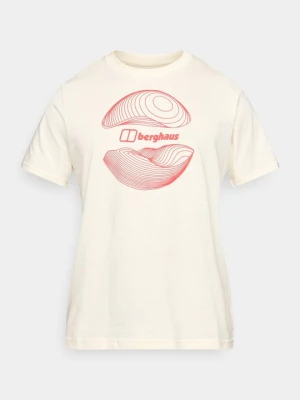 T-shirt z nadrukiem Berghaus szary