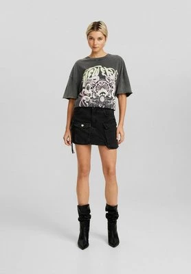 T-shirt z nadrukiem Bershka