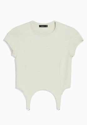 T-shirt z nadrukiem Bershka