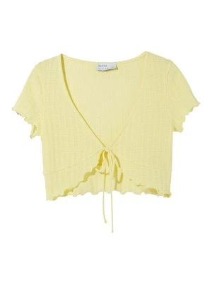 T-shirt z nadrukiem Bershka