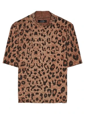 T-shirt z nadrukiem Bershka