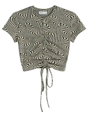 T-shirt z nadrukiem Bershka