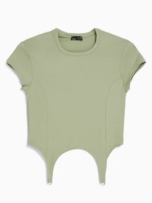 T-shirt z nadrukiem Bershka