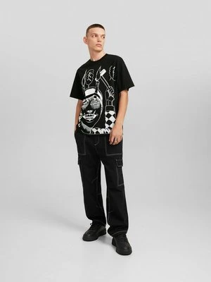 T-shirt z nadrukiem Bershka