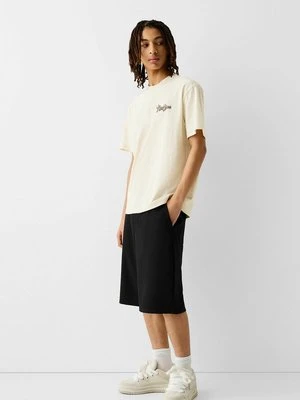 T-shirt z nadrukiem Bershka