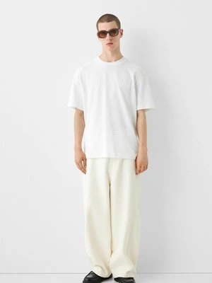 T-shirt z nadrukiem Bershka