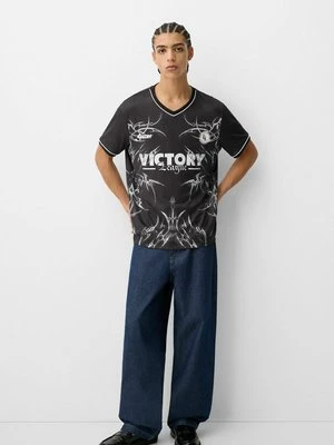 T-shirt z nadrukiem Bershka