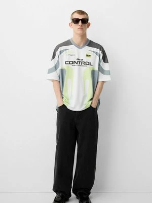 T-shirt z nadrukiem Bershka