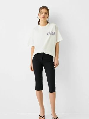 T-shirt z nadrukiem Bershka
