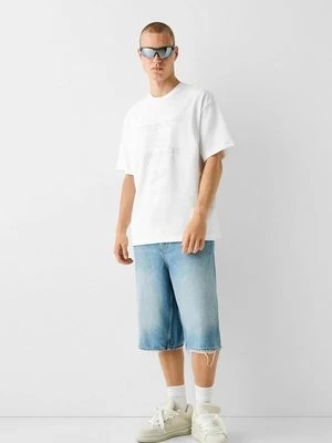 T-shirt z nadrukiem Bershka