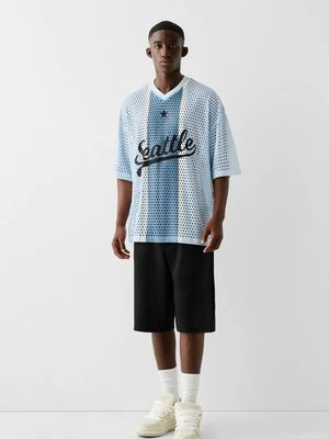 T-shirt z nadrukiem Bershka