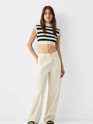 T-shirt z nadrukiem Bershka