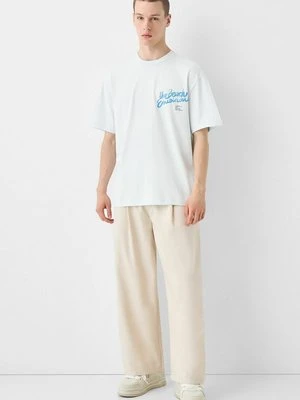 T-shirt z nadrukiem Bershka