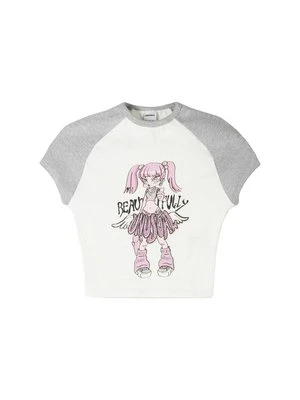 T-shirt z nadrukiem Bershka