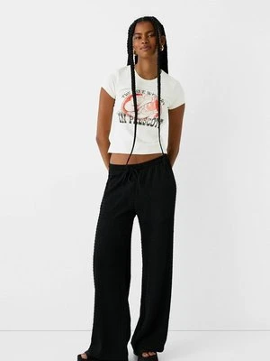 T-shirt z nadrukiem Bershka