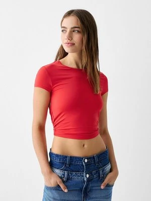 T-shirt z nadrukiem Bershka