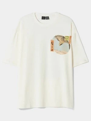 T-shirt z nadrukiem Bershka