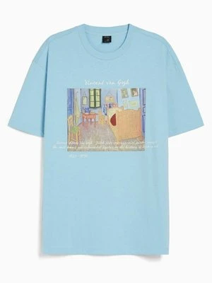 T-shirt z nadrukiem Bershka