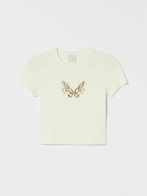 T-shirt z nadrukiem Bershka
