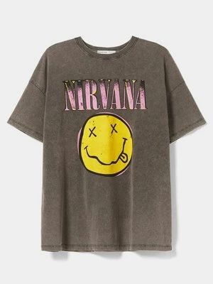 Zdjęcie produktu T-shirt z nadrukiem Bershka