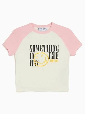 T-shirt z nadrukiem Bershka
