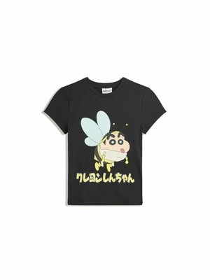 T-shirt z nadrukiem Bershka