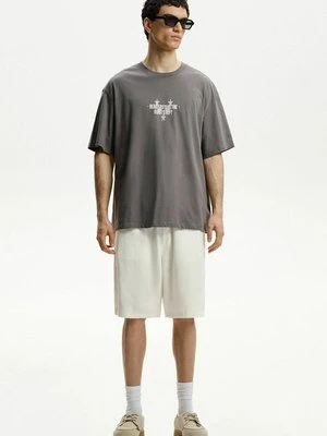 T-shirt z nadrukiem Bershka