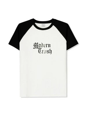 T-shirt z nadrukiem Bershka