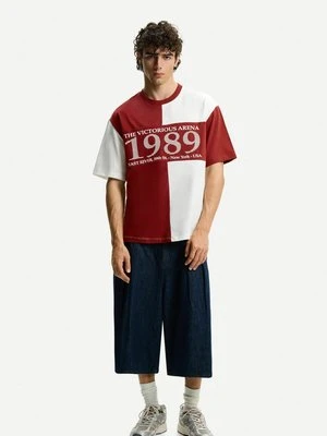 T-shirt z nadrukiem Bershka