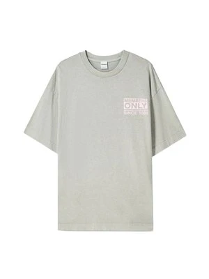 T-shirt z nadrukiem Bershka