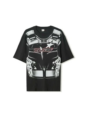 T-shirt z nadrukiem Bershka
