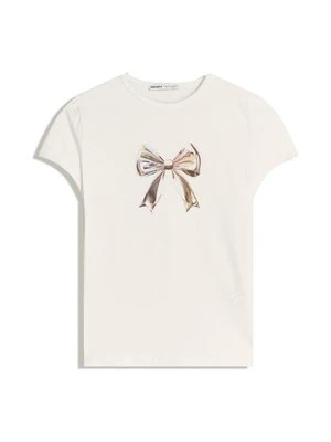 T-shirt z nadrukiem Bershka