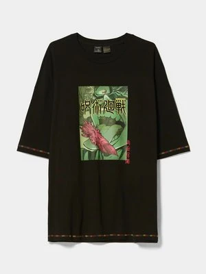 T-shirt z nadrukiem Bershka