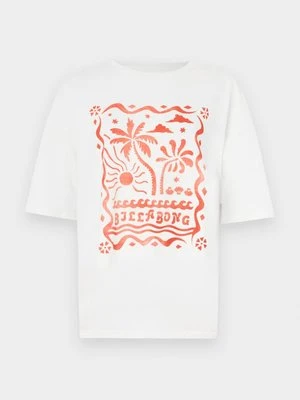 T-shirt z nadrukiem Billabong biały