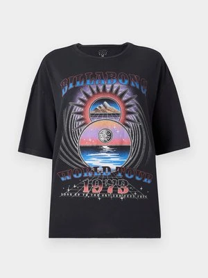 T-shirt z nadrukiem Billabong czarny