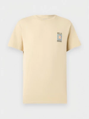 T-shirt z nadrukiem Billabong beżowy