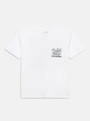 T-shirt z nadrukiem Billabong biały