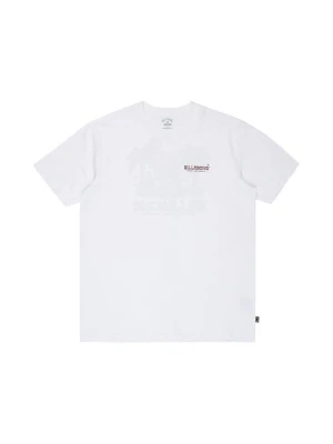 T-shirt z nadrukiem Billabong biały